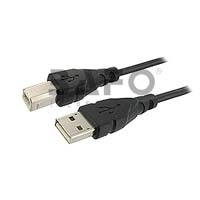 Bafo Hi-Speed Retractable Cable USB A Plug - B Plug (RA-USB-AB-RT-V1)