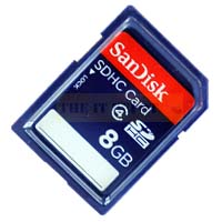 Sandisk 8GB Standard SDHC Card (SDSDB-008G-B35)