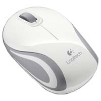 Logitech Wireless Mini Mouse M187 - White