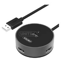 Unitek USB2.0 4-Port Aluminium Hub Y-2179B (UT-107)