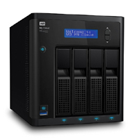 Western Digital My Cloud Pro Series PR4100 24TB Network Attached Storage (WDBNFA0240KBK)