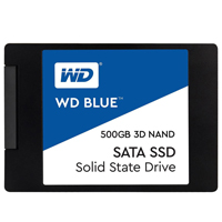 Western Digital Blue 3D Nand 500GB SATA III Internal Solid State Drive (WDS500G2B0A)
