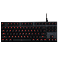 HyperX Alloy FPS Pro Tenkeyless Mechanical Gaming Keyboard - Cherry MX Red - Red LED (HX-KB4RD1-US-R1)