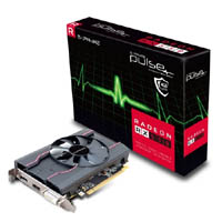 Sapphire Pulse Radeon RX 550 4GB GDDR5 OC ATI PCI E Graphic Card (11268-01-20G)