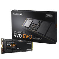 Samsung 970 EVO 500GB NVMe M.2 Internal Solid State Drive (MZ-V7E500BW)