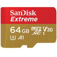 SanDisk Extreme microSDXC UHS-I Card (SDSQXA2-064G-GN6MA)