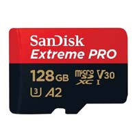 SanDisk Extreme PRO 128GB microSDXC UHS-I Card (SDSQXCY-128G-GN6MA)