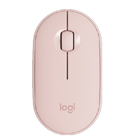 Logitech Pebble M350 Wireless and Bluetooth Mouse - Rose (910-005601)