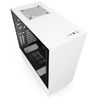Nzxt H510i Compact Mid-Tower with Lighting and Fan Control - Matte White (CA-H510I-W1)