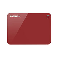 Toshiba Canvio Connect Advance 1Tb Portable Hard Drive - Red (HDTC910AR3AA)