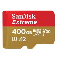 SanDisk Extreme 400GB MicroSD UHS-I Card (SDSQXA1-400G-GN6MA)