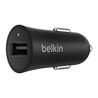 Belkin Boost UP Quick Charge 3.0 Car Charger with USB-A to USB-C Cable (F7U032BT04-BLK)