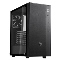 SilverStone FARA R1 ATX Mid Tower Chassis WITH Tempered Glass - Black (SST-FAR1B-G)