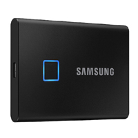 Samsung T7 Touch 500GB Portable Solid State Drive - Black (MU-PC500K-WW)
