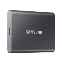 Samsung T7 500GB Portable Solid State Drive - Black (MU-PC500T-WW)