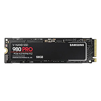 Samsung 980 Pro 500GB NVMe M.2 Internal Solid State Drive (MZ-V8P500BW)