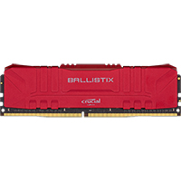 Crucial Ballistix 8GB DDR4-3200 Desktop Gaming Memory - Red (BL8G32C16U4R)