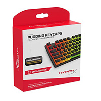 HyperX Pudding Keycaps PBT Upgrade Kit - Black (HKCPXP-BK-US-G)