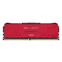 Crucial Ballistix 8GB DDR4-2666 Desktop Gaming Memory Red (BL8G26C16U4R)