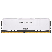 Crucial Ballistix 8GB DDR4-2666 Desktop Gaming Memory White (BL8G26C16U4W)