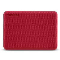Toshiba Canvio Advance 2TB USB 3.2 Portable External Hard Drive Red (HDTCA20AR3AA)