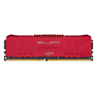 Crucial Ballistix 16GB DDR4-3000 Desktop Gaming Memory Red (BL16G30C15U4R)