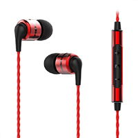 SoundMagic E80C In Ear Isolating Earphones with Mic (Red)