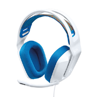 Logitech G335 Wired Gaming Headset With Mic - White (981-001019)