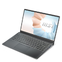 MSI Modern 14 B11MOU 14Inch Laptop - Carbon Gray (Tiger lake i3-1115G4, 8GB DDR4, 512GB NVMe SSD, Windows10 Home Plus)