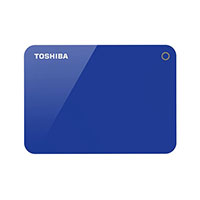 Toshiba Canvio Advance V9 USB 3.0 2TB Blue Portable External Hard Drive (HDTC920AL3AA)