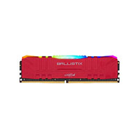 Crucial Ballistix RGB 16GB DDR4 3600 Mhz RAM Red (BL16G36C16U4RL)
