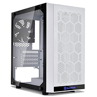 SilverStone PS15 Micro-ATX Cabinet - White TG Panel (SST-PS15W-G)