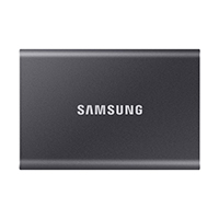 Samsung T7 1TB USB 3.2 Titan Gray Portable SSD (MU-PC1T0T-WW)