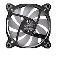 Lian Li Bora-Digital Black 120mm ARGB Case Fan (G99.12Q18R3B.IN)