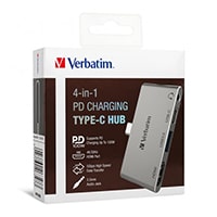 Verbatim 4 in 1 PD Charging Type C Hub (66347)