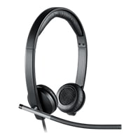 Logitech H650e Business Headset with Noise Cancelling Mic (981-000545)