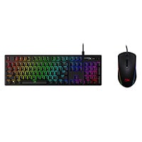 HyperX Alloy Origins RGB Mechanical Gaming Keyboard - Red Switch with Pulsefire Surge RGB Gaming Mouse Combo