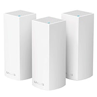 Linksys Velop Intelligent Mesh WiFi System - 3 Pack - White - AC2200 (WHW0303-AH)