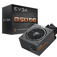 EVGA 850 BQ 80 Plus Bronze 850W Semi Modular Power Supply (110-BQ-0850-V1)