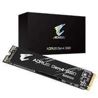 Gigabyte AORUS Gen4 SSD 500GB M.2 2280 NVMe 1.3 3D TLC NAND Flash (GP-AG4500G)