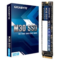 Gigabyte M30 NVMe GEN 3 SSD 512GB M.2 2280 NVMe 1.3 3D TLC NAND Flash (GP-GM30512G-G)