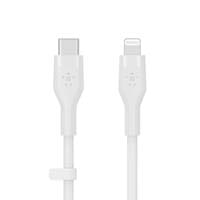 Belkin BOOST CHARGE Flex USB-C Cable with Lightning Connector - White (CAA009bt1MWH)