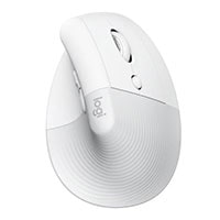 Logitech Lift Vertical Ergonomic Wireless Mouse - Pale Gray (910-006480)
