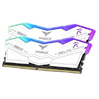 Teamgroup T-Force Delta RGB 32GB (16GBx2) DDR5 6400MHz - White (FF4D532G640DHC40BDC01)