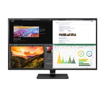 LG 43inch UHD IPS Display with USB Type-C and HDR10 with 4 HDMI inputs - Black (43UN700)