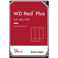 Western Digital Red Plus 14TB NAS Hard Drive 3.5inch (WD140EFGX)