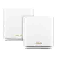 ASUS ZenWiFi AX (XT8) White AX6600 Whole-Home Tri-band Mesh WiFi 6 System -  2 Pack (XT8-WHITE-2PK)