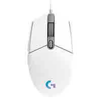 Logitech G203 LIGHTSYNC RGB 6 Button Gaming Mouse - White (910-005791)