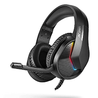 Ant Esports H1100 Pro RGB Wired Over-Ear Gaming Headset - Black