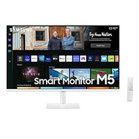 Samsung 32inch M5 Smart Monitor with Smart TV Experience - White (LS32BM501EWXXL)